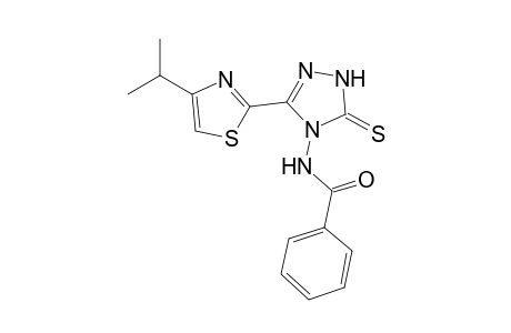 3-(4-Isopropylthiazol-2-yl)-5-thioxo-1H-(1,2,4-triazol-4(5H)-yl)benzamide