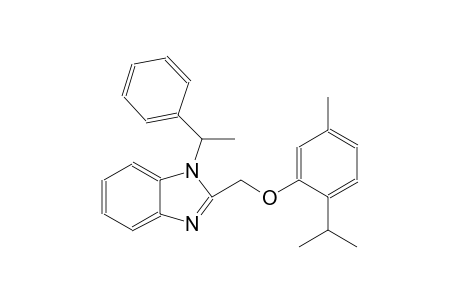 1H-benzimidazole, 2-[[5-methyl-2-(1-methylethyl)phenoxy]methyl]-1-(1-phenylethyl)-