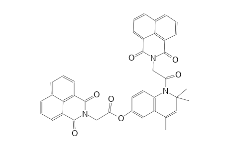 1-[(1,3-dioxo-1H-benzo[de]isoquinolin-2(3H)-yl)acetyl]-2,2,4-trimethyl-1,2-dihydro-6-quinolinyl (1,3-dioxo-1H-benzo[de]isoquinolin-2(3H)-yl)acetate