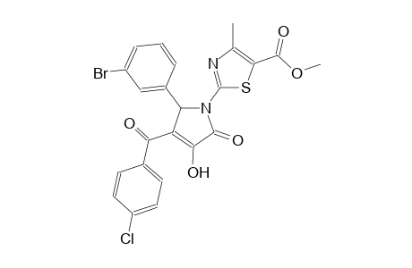 methyl 2-[2-(3-bromophenyl)-3-(4-chlorobenzoyl)-4-hydroxy-5-oxo-2,5-dihydro-1H-pyrrol-1-yl]-4-methyl-1,3-thiazole-5-carboxylate