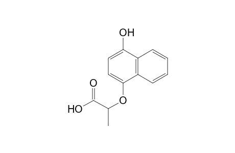 Propanoic acid, 2-[(4-hydroxy-1-naphthalenyl)oxy]-