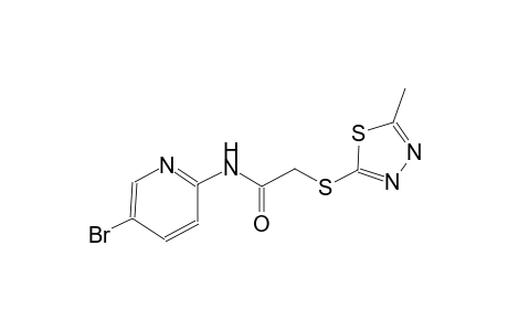 N-(5-Bromo-2-pyridinyl)-2-[(5-methyl-1,3,4-thiadiazol-2-yl)sulfanyl]acetamide