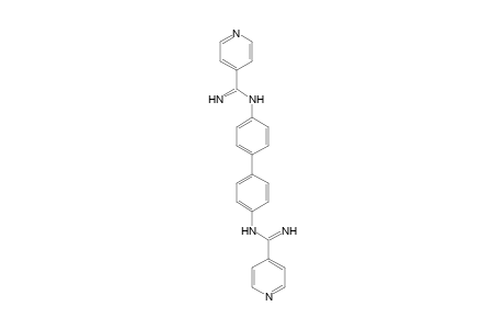 N-(4'-Isonicotinimidoylamino-biphenyl-4-yl)-isonicotinamidine