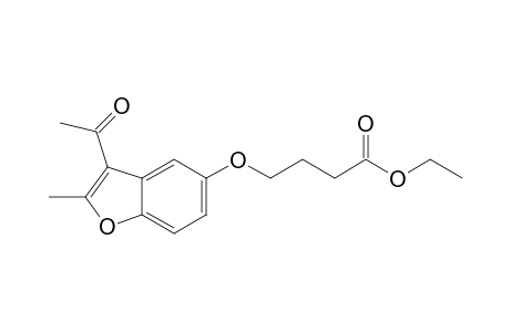 Ethyl 4-(3-Acetyl-2-methylbenzofuran-5-yloxy)butanoate