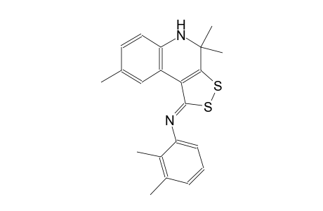 N-(2,3-dimethylphenyl)-N-[(1Z)-4,4,8-trimethyl-4,5-dihydro-1H-[1,2]dithiolo[3,4-c]quinolin-1-ylidene]amine