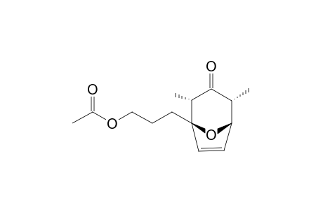1-(3-ACETOXYPROPYL)-2-ENDO,4-ENDO-DIMETHYL-8-OXABICYCLO-[3.2.1]-OCT-6-EN-3-ONE