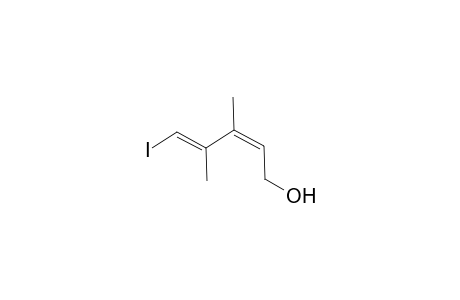 (2Z,4E)-5-iodanyl-3,4-dimethyl-penta-2,4-dien-1-ol