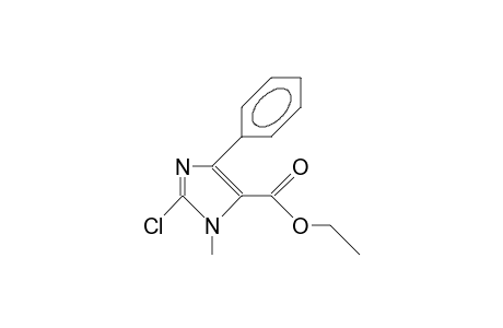 1H-Imidazole-5-carboxylic acid, 2-chloro-1-methyl-4-phenyl-, ethylester