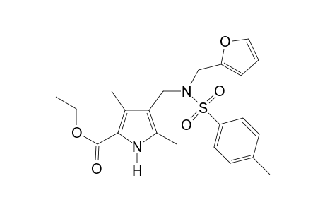 4-[[2-furanylmethyl-(4-methylphenyl)sulfonylamino]methyl]-3,5-dimethyl-1H-pyrrole-2-carboxylic acid ethyl ester