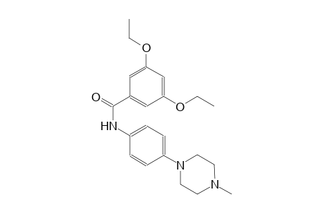 3,5-diethoxy-N-[4-(4-methyl-1-piperazinyl)phenyl]benzamide