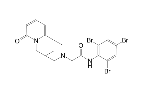 2-(8-oxo-5,6-dihydro-1H-1,5-methanopyrido[1,2-a][1,5]diazocin-3(2H,4H,8H)-yl)-N-(2,4,6-tribromophenyl)acetamide