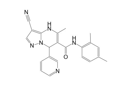 pyrazolo[1,5-a]pyrimidine-6-carboxamide, 3-cyano-N-(2,4-dimethylphenyl)-4,7-dihydro-5-methyl-7-(3-pyridinyl)-