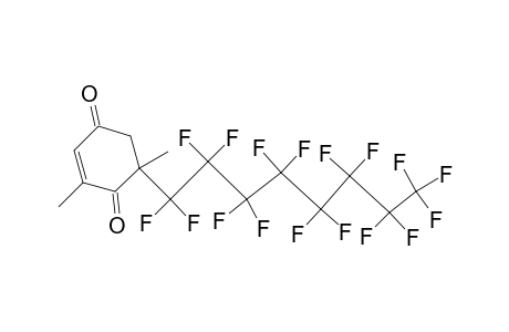 2,6-Dimethyl-6-(perfluorooctyl)2-cyclohexene-1,4-dione