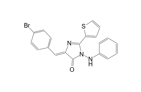 (5Z)-3-anilino-5-(4-bromobenzylidene)-2-(2-thienyl)-3,5-dihydro-4H-imidazol-4-one