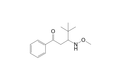 3-(Methoxyamino)-4,4-dimethyl-1-phenylpentan-1-one