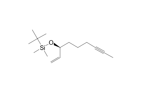 tert-Butyl-dimethyl-[(1S)-1-vinylhept-5-ynoxy]silane