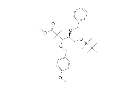 METHYL-(3R,4S)-4-BENZYLOXY-5-(TERT.-BUTYLDIMETHYLSILOXY)-3-(PARA-METHOXYBENZYLOXY)-2,2-DIMETHYLPENTANOATE