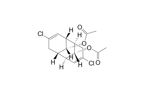 Tricyclo[5.3.1.1(2,6)]dodeca-3,8-diene-11,12-diol, 4,9-dichloro-, diacetate, (1.alpha.,2.beta.,6.beta.,7.alpha.,11R*,12S*)-