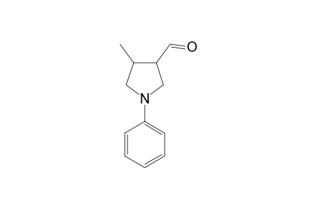 N-PHENYL-4-METHYLPYRROLIDINE-3-CARBALDEHYDE;MAJOR