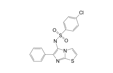 N-(6-PHENYLIMIDAZO-[2,1-B]-THIAZOL-5-YL)-4-CHLOROBENZENESULFONAMIDE