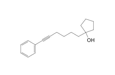 1-(6-Phenylhex-5-yn-1-yl)cyclopentan-1-ol