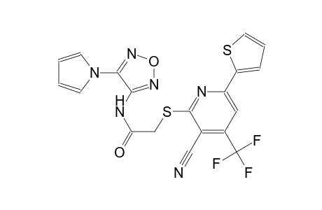 acetamide, 2-[[3-cyano-6-(2-thienyl)-4-(trifluoromethyl)-2-pyridinyl]thio]-N-[4-(1H-pyrrol-1-yl)-1,2,5-oxadiazol-3-yl]-