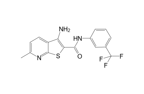 3-Amino-6-methyl-N-[3-(trifluoromethyl)phenyl]thieno[2,3-b]pyridine-2-carboxamide
