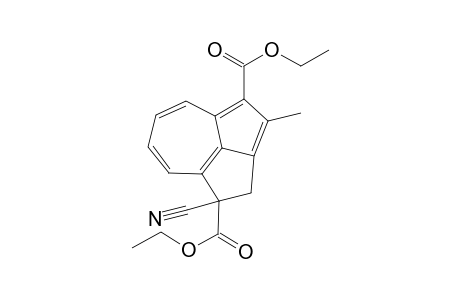 Diethyl 1-Cyano-3-methyl-1,2-dihydrocyclopenta[cd]azulene-1,4-dicarboxylate