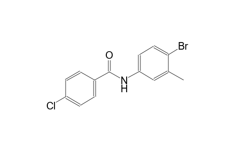 benzamide, N-(4-bromo-3-methylphenyl)-4-chloro-