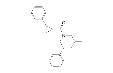 Cyclopropanecarboxamide, 2-phenyl-N-(2-phenylethyl)-N-isobutyl-