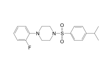 1-(2-fluorophenyl)-4-(4-propan-2-ylphenyl)sulfonyl-piperazine