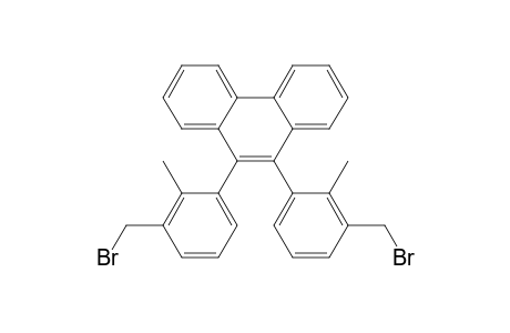 Phenanthrene, 9,10-bis[3-(bromomethyl)-2-methylphenyl]-, stereoisomer