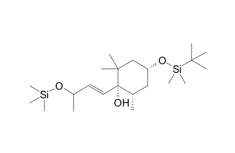 (1R,4R,6S)-4-[(t-Butyldimethylsilyl)oxy]-2,2,6-trimethyl-1-[3'-(trimethylsilyloxy)-1'-butenyl]-cyclohexan-1-ol