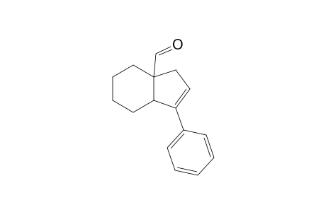 1-Phenyl-3a,4,5,6,7,7a-hexahydro-3H-indene-3a-carbaldehyde