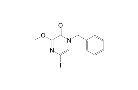 1-Benzyl-5-iodo-3-methoxy-2(1H)-pyrazinone
