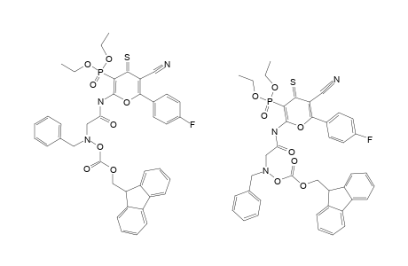 2-(FLUORENYL-9-METHOXYCARBONYLOXY-N-BENZYLGLYCYL)-AMINO-5-CYANO-6-(4'-FLUOROPHENYL)-4-THIOXO-4H-PYRAN-3-YLPHOSPHONIC-ACID-DIETHYLESTER