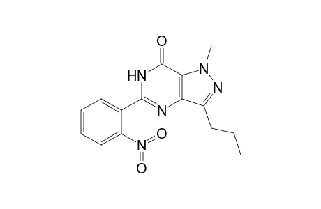 1-Methyl-5-(2-nitrophenyl)-3-propyl-4H-pyrazolo[4,3-d]pyrimidin-7-one