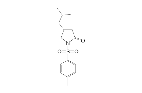 1-[(4-METHYLPHENYL)-SULFONYL]-4-(2-METHYLPROPYL)-PYRROLIDIN-2-ONE