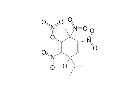 R-3-HYDROXY-6-METHYL-3-(METHYLETHYL)-T-5-NITRATO-1,C-4,T-6-TRINITRO-CYCLOHEXENE