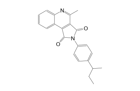 2-(4-sec-butylphenyl)-4-methyl-1H-pyrrolo[3,4-c]quinoline-1,3(2H)-dione