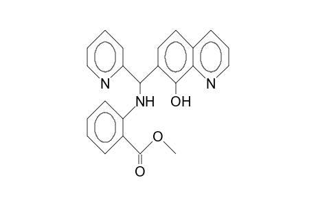 7-([2-Methoxycarbonyl-anilino]-[2-pyridyl]-methyl)-8-quinolinol