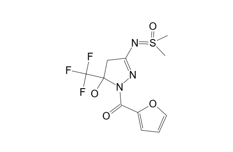 5-HYDROXY-3-(S,S-DIMETHYLSULFOXIMIDO)-5-TRIFLUOROMETHYL)-4,5-DIHYDRO-1H-1-(2-FURANOYLPYRAZOLE)