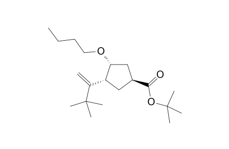 Cyclopentanecarboxylic acid,3-butoxy-4-(2,2-dimethyl-1-methylenepropyl)-,1,1-dimethylethyl ester (1.alpha.,3.beta,4.beta.)-