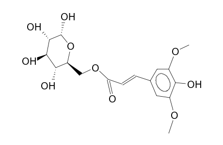 6-O-[E]-SINAPOYL-ALPHA-D-GLUCOPYRANOSIDE