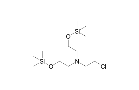 2-chloro-N,N-bis(2-(trimethylsilyloxy)ethyl)ethanamine