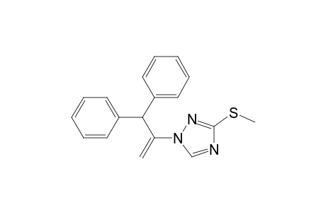 1H-1,2,4-Triazole, 1-[1-(diphenylmethyl)ethenyl]-3-(methylthio)-