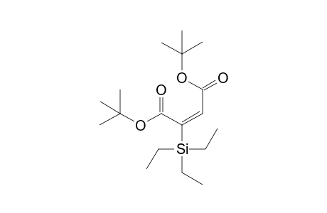 (E)-di-tert-butyl 2-(triethylsilyl)maleate
