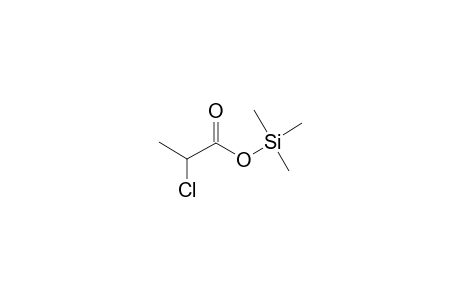 Propanoic acid <2-chloro->, mono-TMS