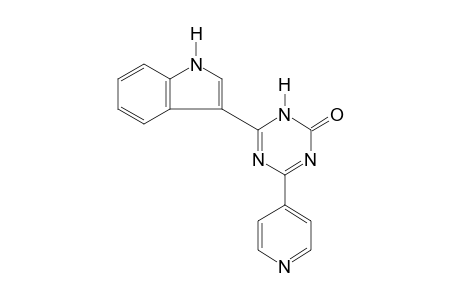 6-(INDOL-3-YL)-4-(4-PYRIDYL)-s-TRIAZIN-2(1H)-ONE