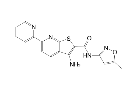 thieno[2,3-b]pyridine-2-carboxamide, 3-amino-N-(5-methyl-3-isoxazolyl)-6-(2-pyridinyl)-